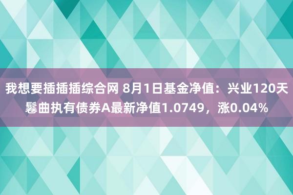 我想要插插插综合网 8月1日基金净值：兴业120天鬈曲执有债券A最新净值1.0749，涨0.04%