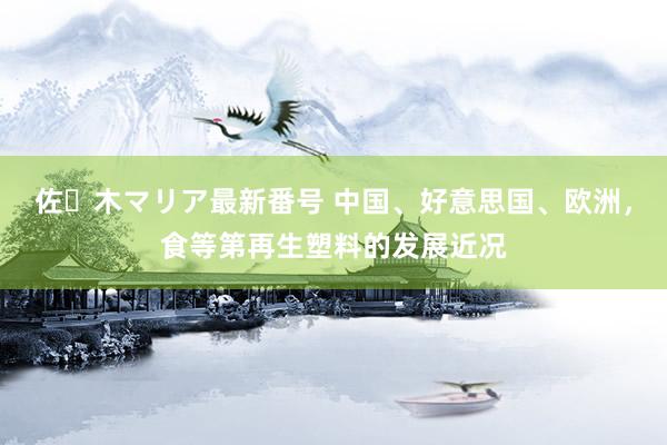 佐々木マリア最新番号 中国、好意思国、欧洲，食等第再生塑料的发展近况