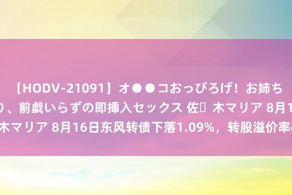 【HODV-21091】オ●●コおっぴろげ！お姉ちゃん 四六時中濡れまくり、前戯いらずの即挿入セックス 佐々木マリア 8月16日东风转债下落1.09%，转股溢价率42.27%